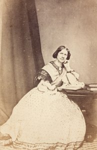 Portræt af Jenny Lind Goldschmidt af Unknown photographer