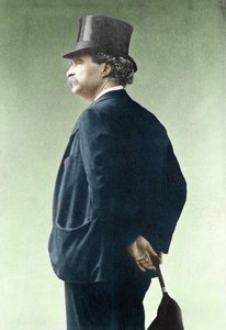Portræt af Mark Twain (1835-1910) af Unknown photographer