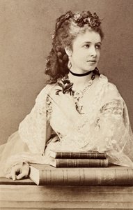 Portræt af Pauline Lucca, ca. 1860