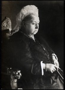 Portræt af dronning Victoria (Victoria Iere) (1819-1901), dronning af Det Forenede Kongerige af Storbritannien og Irland. FPL samling. af Unknown photographer