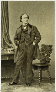 Portræt af Robert Houdin i 1855 (fransk tryllekunstner fra det 19. århundrede) af Unknown photographer