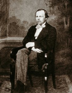 Portræt af den russiske forfatter Fjodor Dostojevskij (Dostojevskij eller Dostojevskij) (1821-1881). Foto fra det 19. århundrede. af Unknown photographer