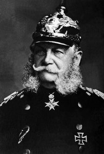 Portræt af Vilhelm I (1797-1888), konge af Preussen fra 1861 til 1888, han blev kejser af Tyskland fra 1871 til 1888. af Unknown photographer