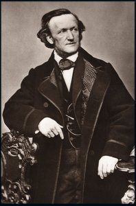 Portræt af komponist Richard Wagner (1813-1883) - Portræt af Richard Wagner (1813-1883), tysk komponist. af Unknown photographer