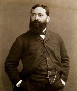 Portræt af den italienske maler Giuseppe De Nittis (1846-1884) Fotografi af Unknown photographer