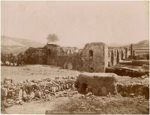 Ruinerne af Holy Forty Martyrs Church, Sebaste (Sivas), Tyrkiet, ca 1890 af Unknown photographer