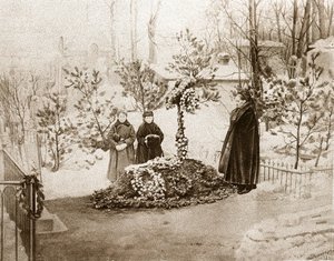 Familien til den russiske forfatter Fjodor Dostojevskij (Dostojevskij eller Dostojevskij af Unknown photographer