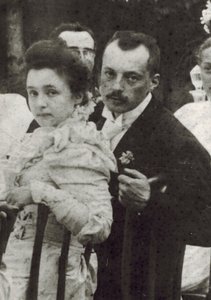 Vladimir Dmitrievich Nabokov (1870-1922) og Elena Ivanovna Rukavishnikova (1876-1939), Anonym. Fotograf af Unknown photographer