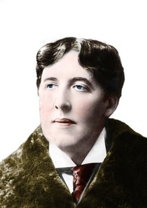 portræt af forfatteren Oscar Wilde omkring 1900. 1800-tals fotografi af Unknown photographer