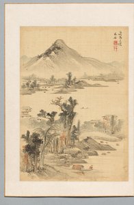 Landskab, 1815. af Uragami Shunkin