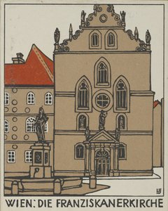 Wien: Franciscan Church Wien: Franciscan Church, 1908.