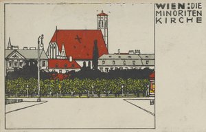 Wien: Minoritkirken Wien: Minoritkirken, 1908.