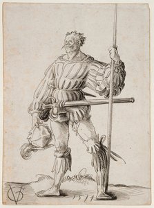Soldat med lanse, 1514