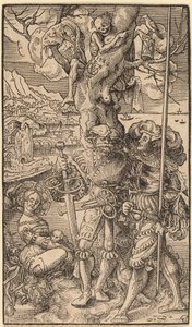 To lejesoldater og en kvinde, 1524.