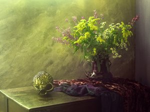 Efterårsblomsterstilleben af UstinaGreen