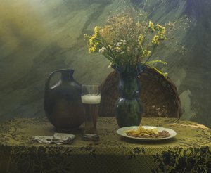 Stilleben i den gyldne time af UstinaGreen