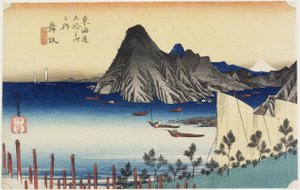 Faktisk udsigt over Imagiri, Maisaka, ca. 1833