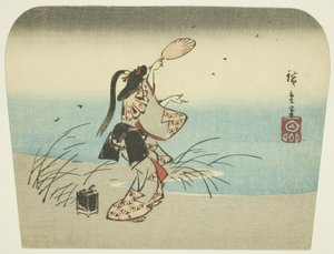 At fange ildfluer af Utagawa Hiroshige