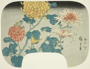 Krysantemum af Utagawa Hiroshige