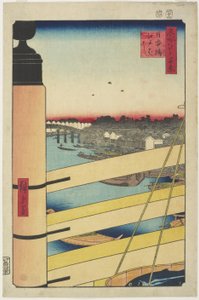 Edo-fløjtebro fra Nihon-Beshi, december 1857