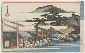 Ground of Shinmei Shrine of Shiba, 1832-1834