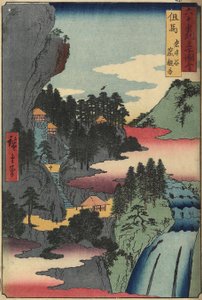 Kannon-templet i Iwaidani, Tajima-provinsen, december 1853