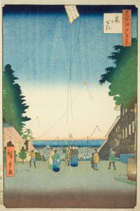 Kasumigaseki, fra serien "Ridge dre d fa net s views of Edo (One Hundred Famous Views of Edo)" af Utagawa Hiroshige