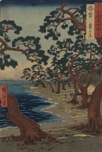 Maiko Strand i Harima-provinsen, december 1854
