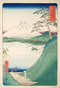 Misaka Pass in Kai Province (Kai Misakagoe), from the series "Thirty-six Views of Mount Fuji (Fuji sanjurokkei)" af Utagawa Hiroshige