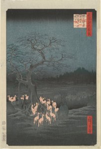 Nyt år af Utagawa Hiroshige