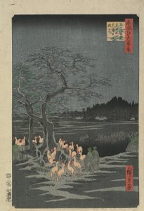 Nytårsaften Foxfires ved Hackberry Tree i O_ji, 1857