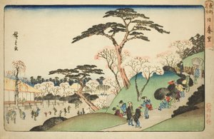 Nippori, fra serien "Famous Places in the Eastern Capital (Toto meisho)" af Utagawa Hiroshige