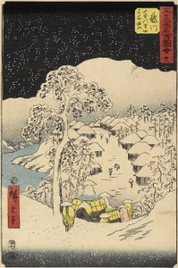 Nr.38 Yamanaka Village i Fujikawa, juli 1855
