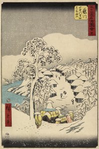 Nr.38 Yamanaka Village i Fujikawa, juli 1855