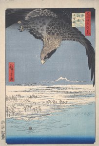 Plain at Susaki, Fukagawa, fra serien One Hundred Views of Edo af Utagawa Hiroshige