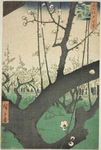 Pum ga r t Kameido (Kameido Umeyashiki), fra serien "Ridge dre d fa net s Views of Edo (One Hundred Famous Views of Edo)" af Utagawa Hiroshige