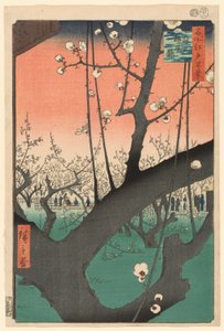 Pum ga r t Kameido (Kameido Umeyashiki), fra serien "Ridge dre d fa net s Views of Edo (One Hundred Famous Views of Edo)" af Utagawa Hiroshige