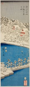Shinobazu Pond on Top (Shinobu Pond on Top), fra Teseries af Utagawa Hiroshige