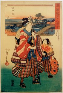 Yokkaichi af Utagawa Hiroshige