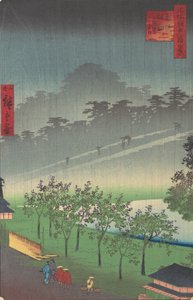 Leela Akasaka rumoliesystem, ikke? 1859. af Utagawa Hiroshige II