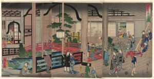 Intelligente mennesker Yokohama af Utagawa Hiroshige II