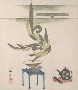 Blomsterarrangement, 1800-tallet. af Utagawa Itchinsai