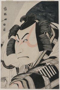 Nakamura Nakazo II som Matsuomaru i Carriage-Stopping Scene af Utagawa Kunimasa