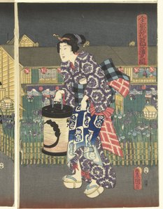 Irissen Inn Boei zensei hanashobu no zu af Utagawa Kunisada (I)