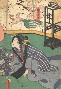 Tryk, 1800-tallet., 1800-tallet. af Utagawa Kunisada