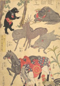 Tryk, 1800-tallet., 1800-tallet. af Utagawa Kunisada