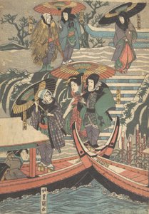 Tryk, 1800-tallet., 1800-tallet. af Utagawa Kunisada