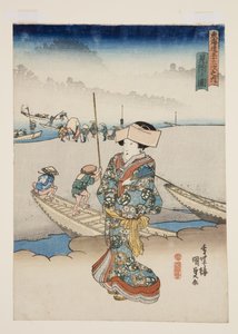se w af fund (billede af fund) af Utagawa Kunisada