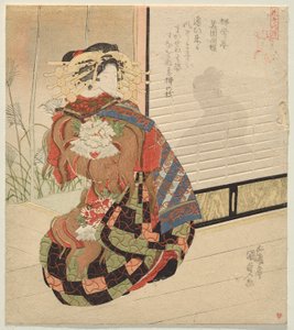Vind, fra serien Bird and Flower, Wind and Moon af Utagawa Kunisada