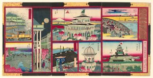 British ght model views of web s pa back s member of g sjældne t Japan af Utagawa Kunisada II